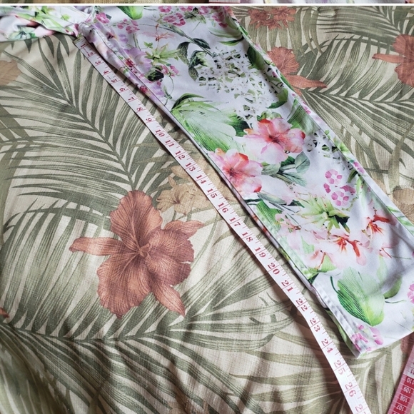 Brooks Brothers Natalie Fit Floral Green Pants 8 - Picture 8 of 15